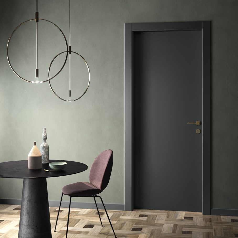 Garofoli porta laccata Milia arredare con il nero